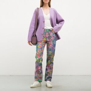 Givenchy x Bstroy multicolored 4G all over patch jeans
